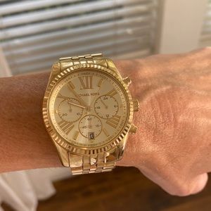 Michael Kors watch gold finish
